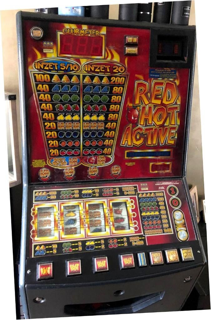Te koop RED HOT Active met Boekjes sleutels met hopper., Verzamelen, Automaten | Gokkasten en Fruitautomaten, Euro, Ophalen, Gebruikt