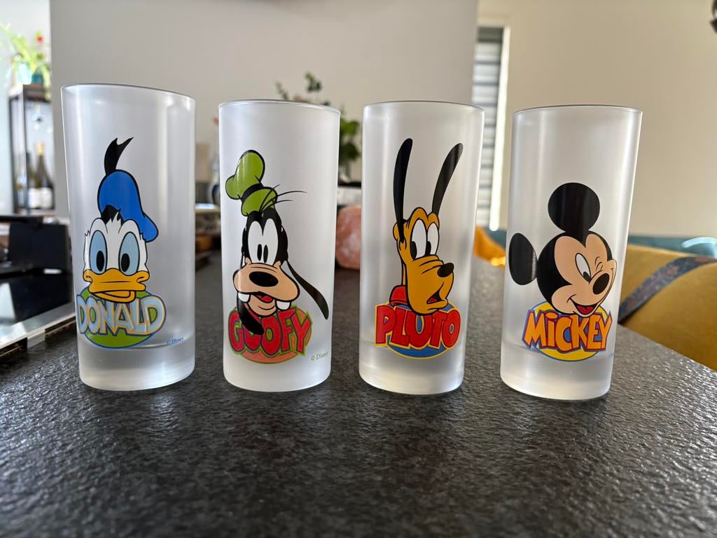 Originele Disney longdrink glazen, Verzamelen, Glas en Borrelglaasjes, Ophalen, Zo goed als nieuw, Overige typen