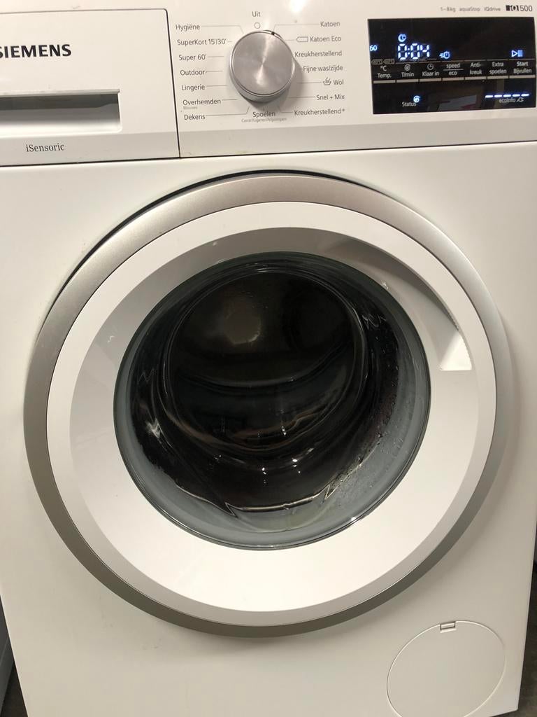 Siemens iq500 wasmachine, Ophalen, Gebruikt, Minder dan 85 cm, Voorlader