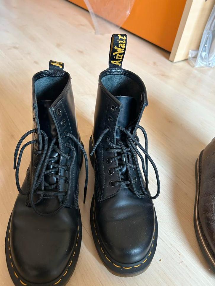 Dr. Martens 1460 Smooth Leer Laarzen Zwart, Kleding | Dames, Schoenen, Gedragen, Lage of Enkellaarzen, Zwart, Ophalen of Verzenden