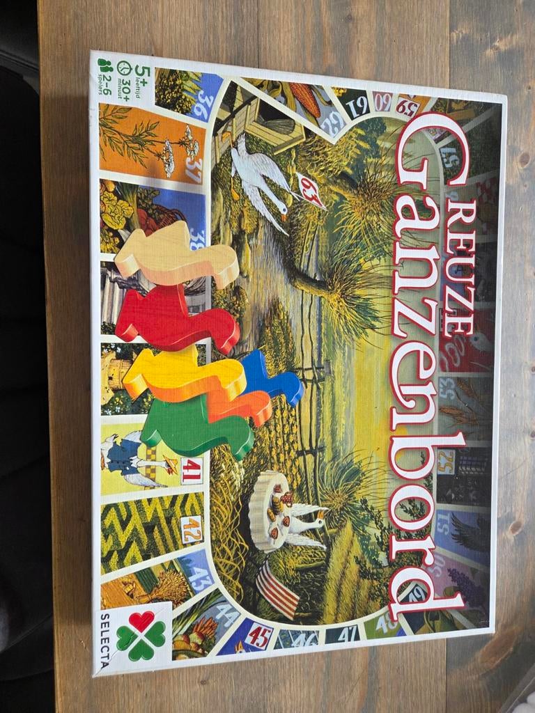 Reuze Ganzenbord - Gebruikt maar in goede staat, Vijf spelers of meer, Ophalen of Verzenden, Gebruikt, SELECTA