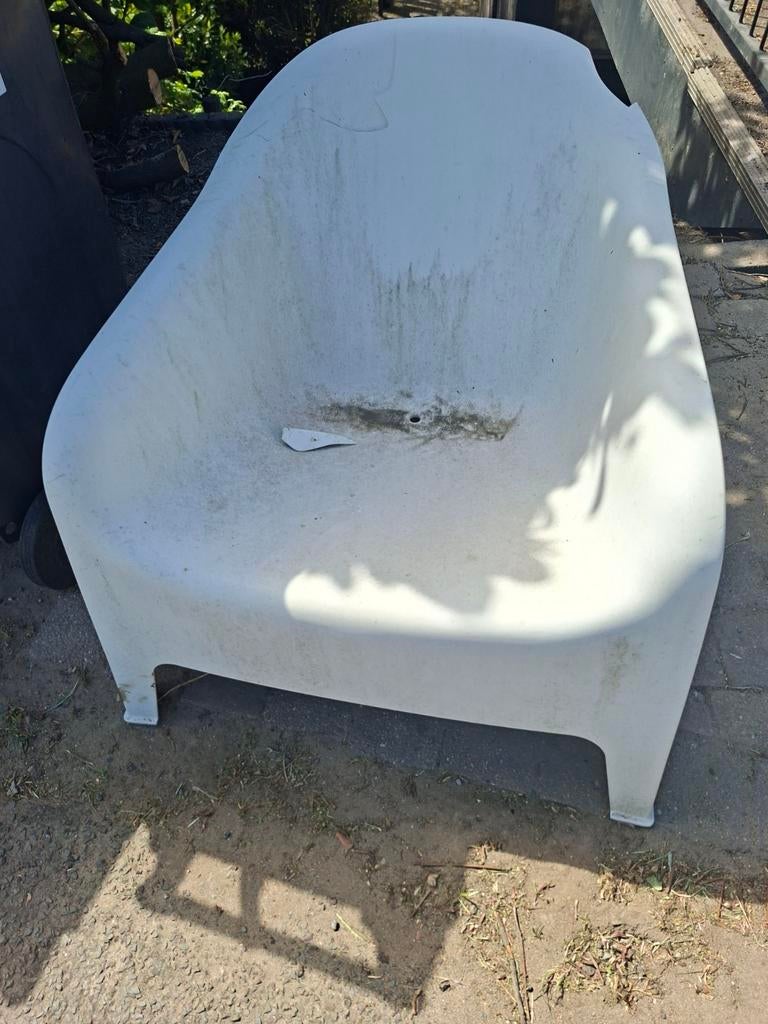 Witte Ikea SKARPO tuin stoel kapot GRATIS, Ophalen, Gebruikt, Kunststof