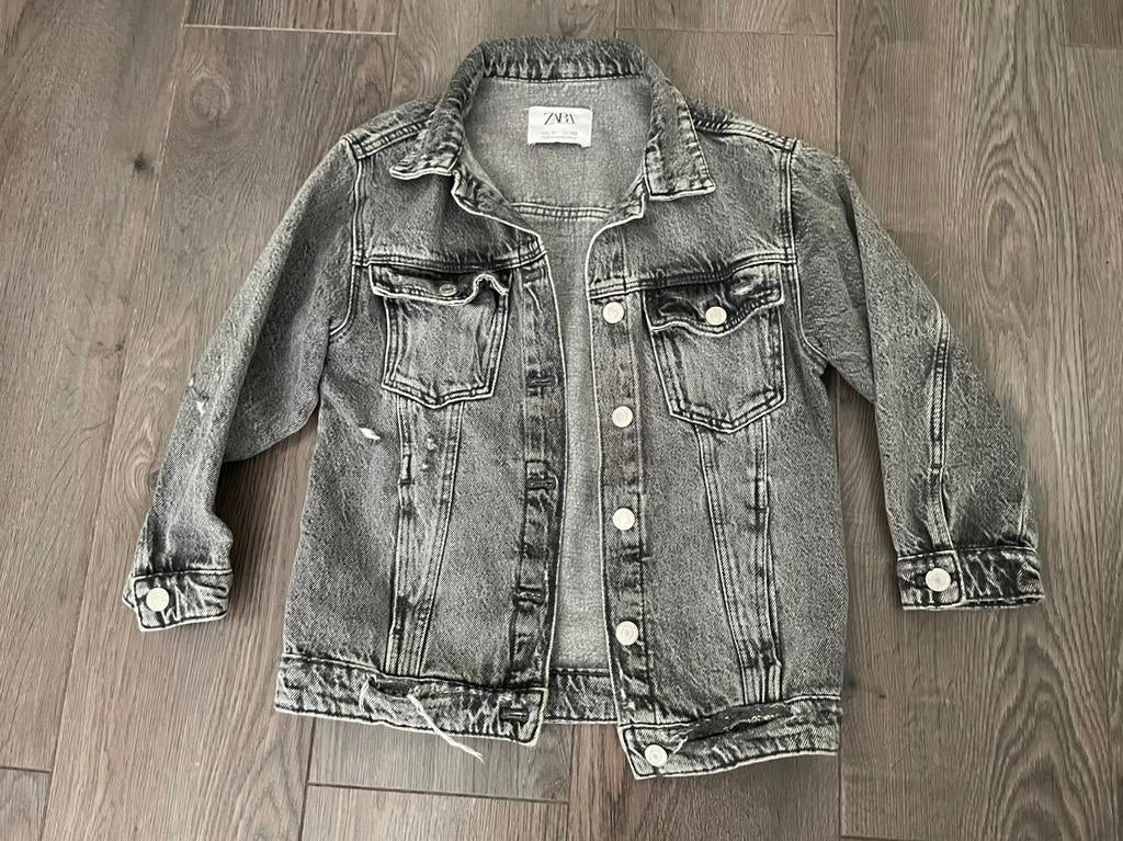 Spijkerjasje zara mt 122, Ophalen of Verzenden, Zo goed als nieuw, Meisje, Jas