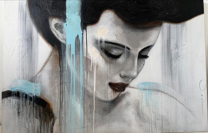 Schilderij Hans Jochem Bakker, Antiek en Kunst, Kunst | Schilderijen | Modern, Ophalen