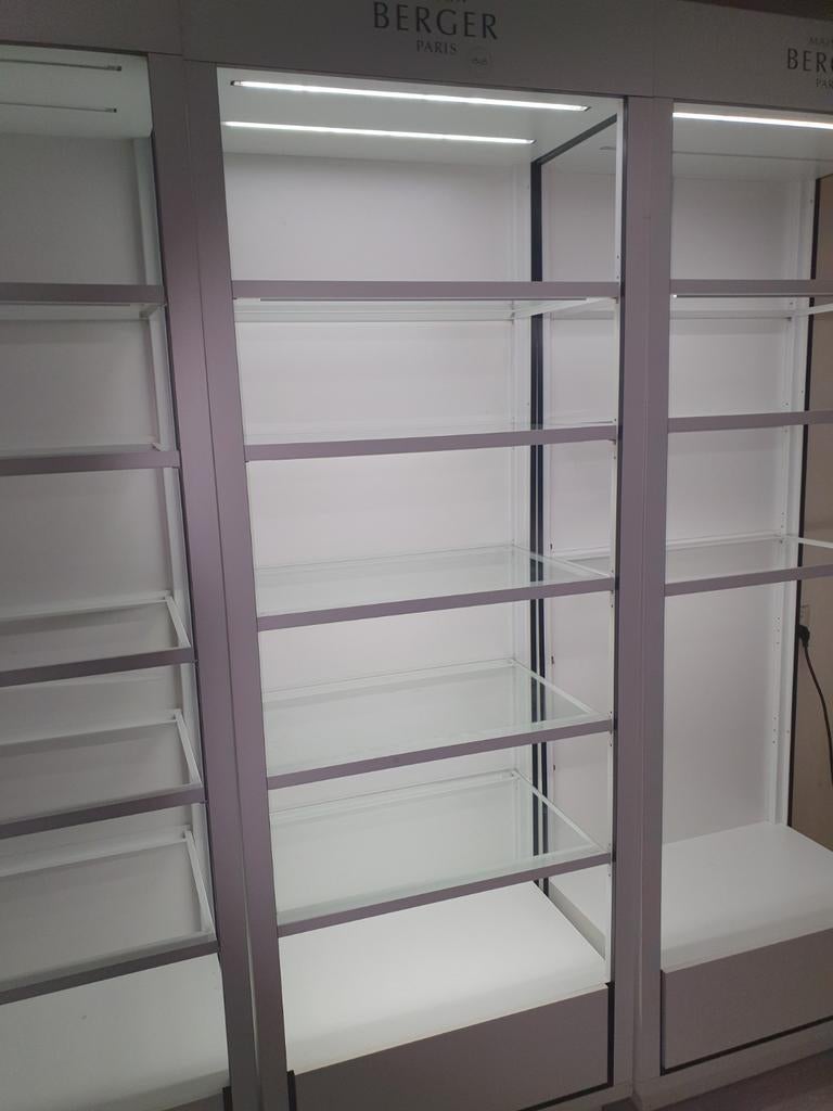 4 Vitrine kasten  maison berger paris, Ophalen, Zo goed als nieuw