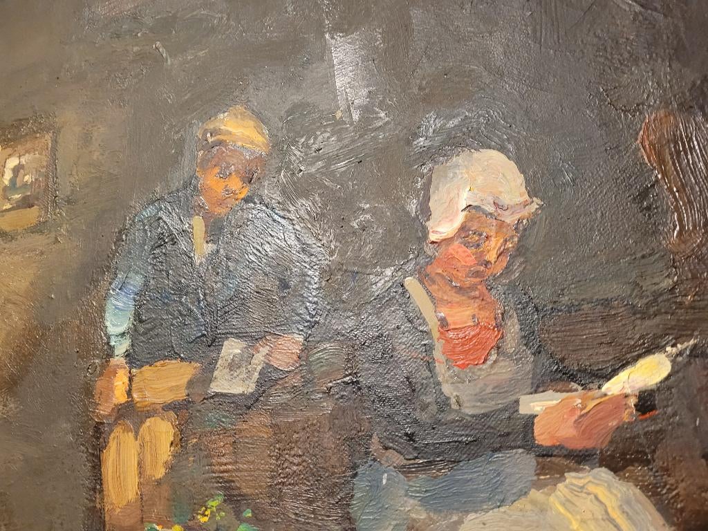 Schilderij olieverfschilderij, Ophalen