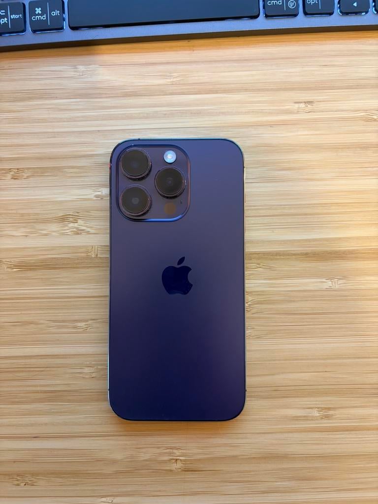 Iphone 14 Pro 1TB, 75 %, Zwart, 1 TB, Ophalen of Verzenden