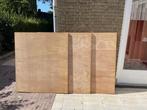 3 Houten Platen gefineerd met kern van hout, Doe-het-zelf en Verbouw, Hout en Planken, Ophalen, Gebruikt, Overige typen, 50 mm of meer