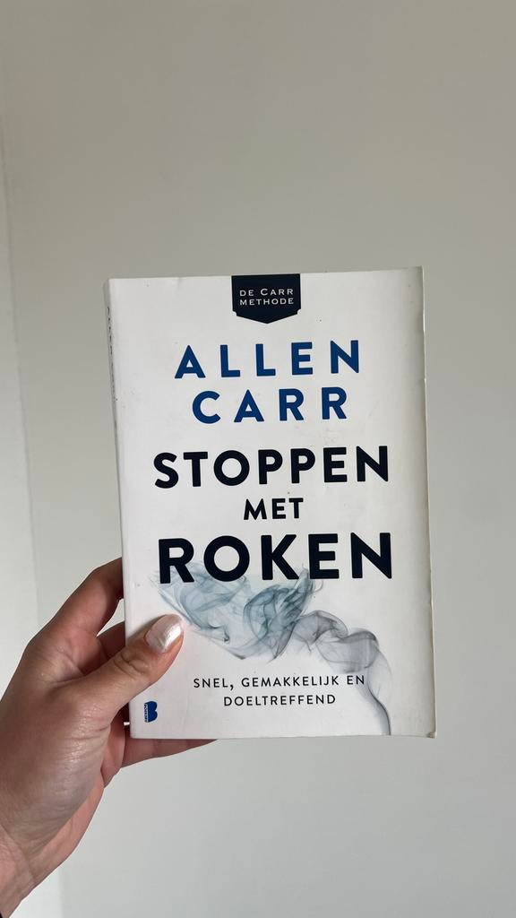 Allen Carr Stoppen met Roken boek, Gelezen, Allen Carr, Ophalen of Verzenden, Gezondheid en Conditie