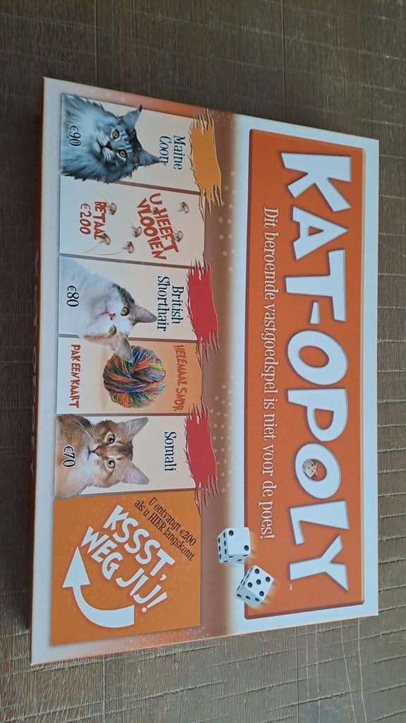 Kat-opoly, Ophalen of Verzenden, Gebruikt