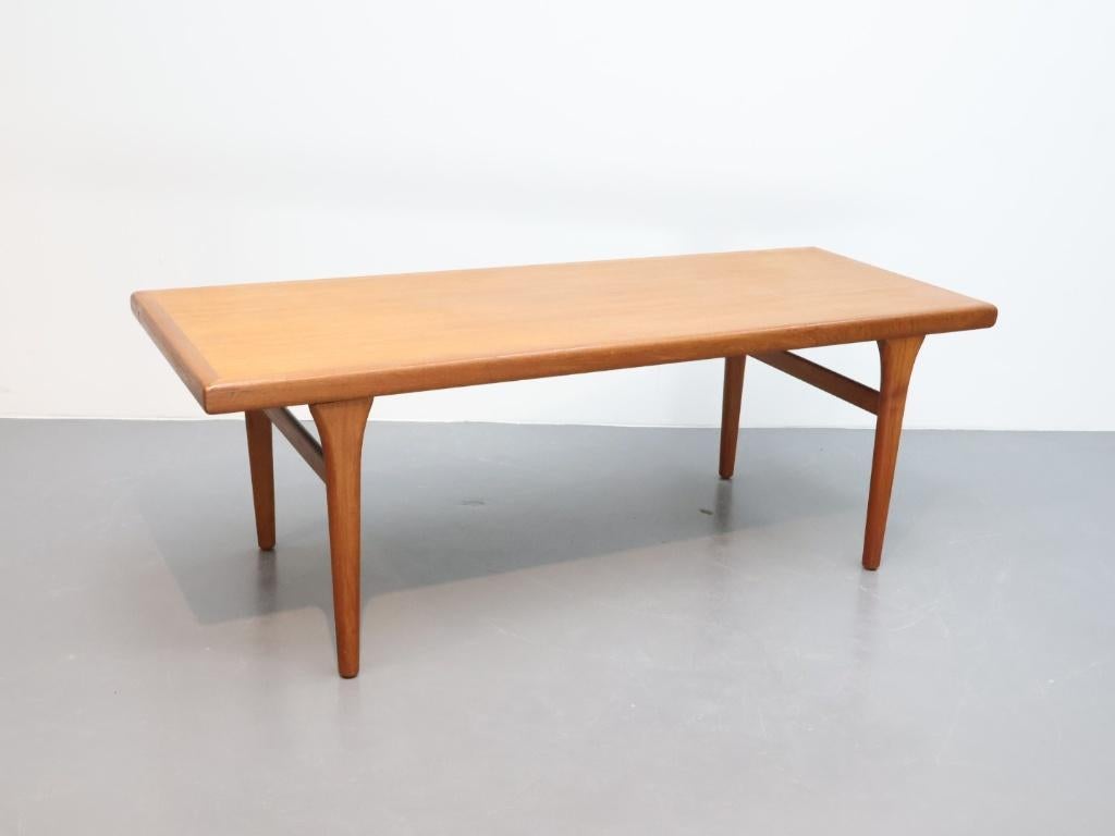 Vintage salontafel | Teakhout | Deens, Ophalen, Gebruikt, 50 tot 75 cm, .