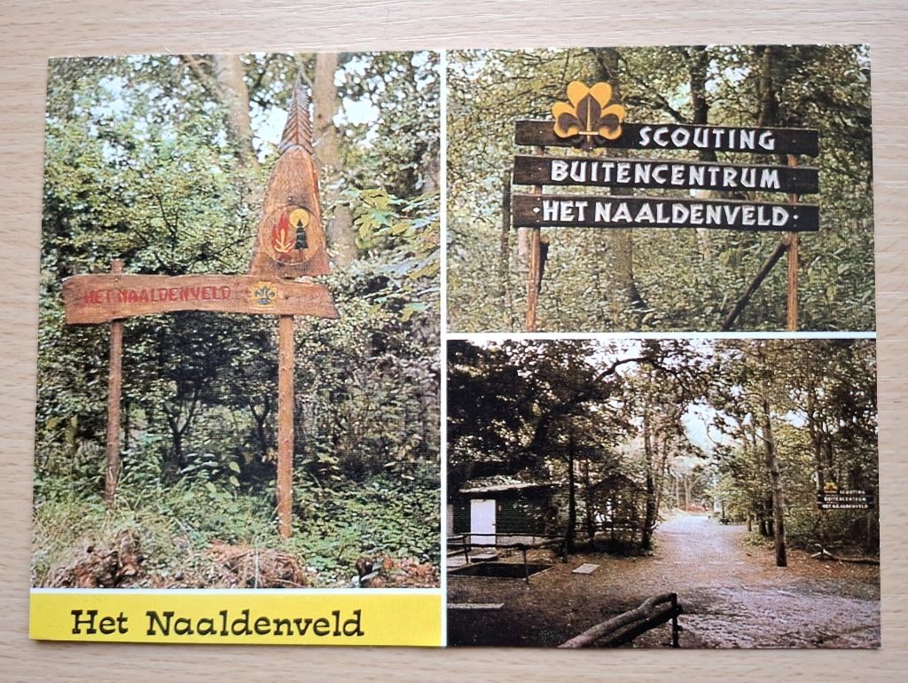 Ansichtkaart Scouting Buitencentrum Naaldenveld - 1985, Verzamelen, Scouting, Zo goed als nieuw, Overige typen, Verzenden