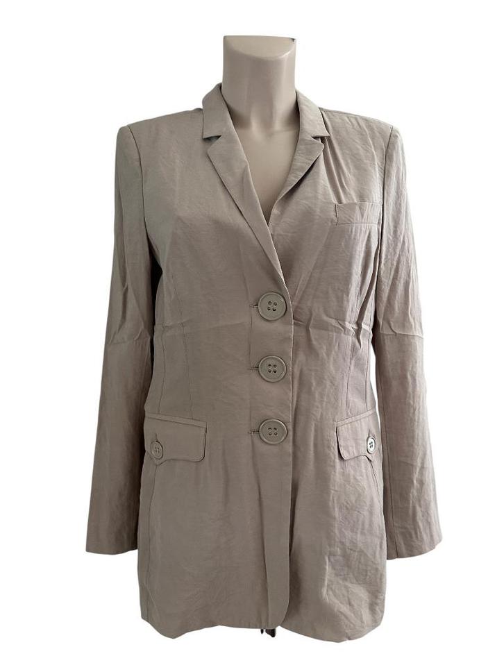ML Collections blazer NIEUW M, Kleding | Dames, Jasjes, Kostuums en Pakken, Nieuw, Beige, Ophalen of Verzenden