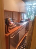 Rechte keuken 260cm incl apparatuur, Huis en Inrichting, Keuken | Complete keukens, Gebruikt, Bruin, Enkelwandige keuken, Ophalen of Verzenden
