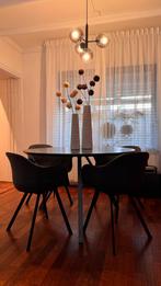 Ronde eettafel met vier stoelen, Ophalen, 200 cm of meer, 50 tot 100 cm, Zo goed als nieuw