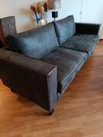 Gratis: Robuuste grijsbruine bank in zeer goede staat, Driepersoons, 75 tot 100 cm, Ophalen of Verzenden, Zo goed als nieuw