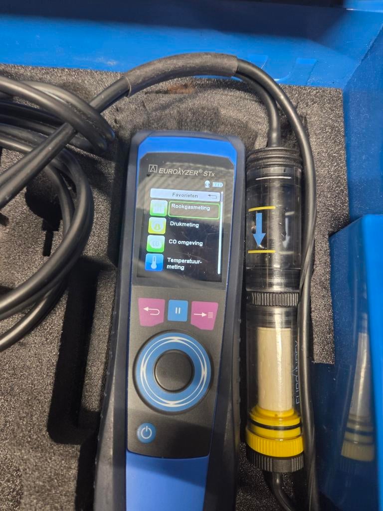 Eurolyzer STx rookgasanalyzer - Zgan + Drukverschilmeter, Doe-het-zelf en Verbouw, Ophalen of Verzenden, Zo goed als nieuw, Overige meters