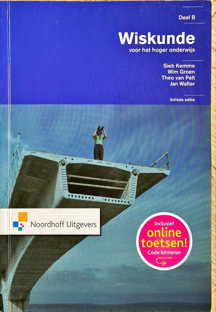Wiskunde voor het hoger onderwijs 9789001764401 Als NIEUW, Zo goed als nieuw, Noordhoff Uitgevers, Beta, HBO