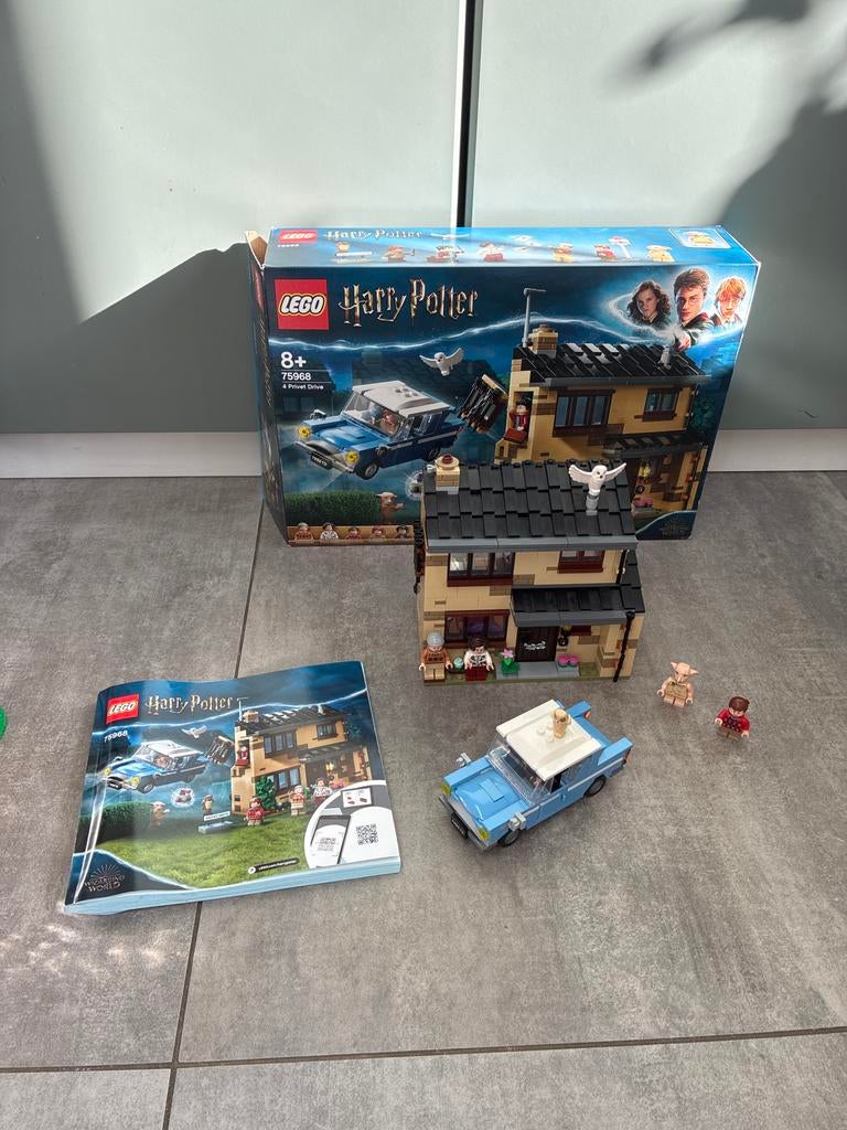 Lego Harry Potter 75968 Ligusterlaan 4 - 90% compleet, Gebruikt, Lego, Harry Potter, Ophalen of Verzenden