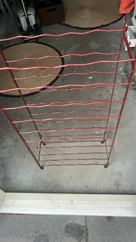 Wijnrek voor 50 flessen - 100x50x35 cm, Gebruikt, Ophalen of Verzenden, 25 flessen of meer, Metaal