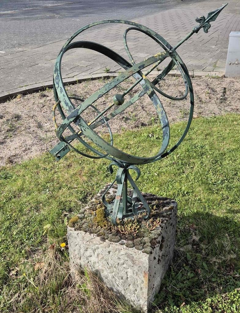 Zonnewijzer (95 x 62 cm), Tuin en Terras, Zonnewijzers, Ophalen, Gebruikt