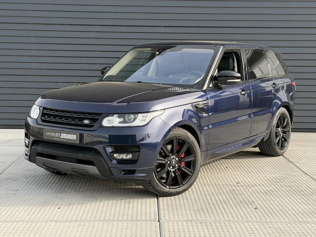 Land Rover Range Rover Sport 3.0 SDV6 HSE Hybrid Autobiograp, Auto's, Automaat, Gebruikt, 2993 cc, Blauw