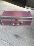 Leuke Make-up Doos / Opbergdoos, Ophalen, Roze, Hardcase, Zo goed als nieuw