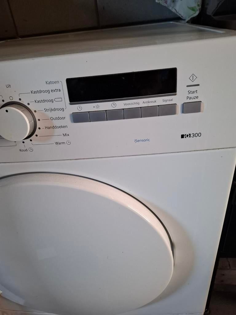 Siemens wasdroger met afvoer naar buiten, Ophalen, Condens