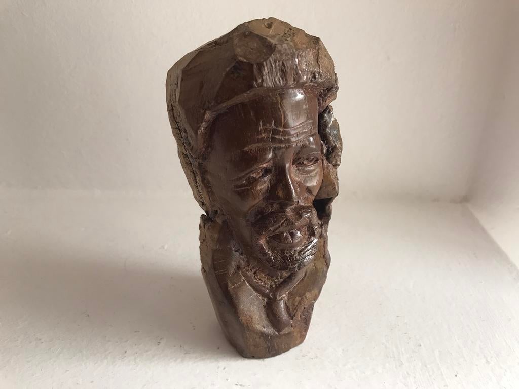 Beeldje man wortelhout, Antiek en Kunst, Ophalen of Verzenden