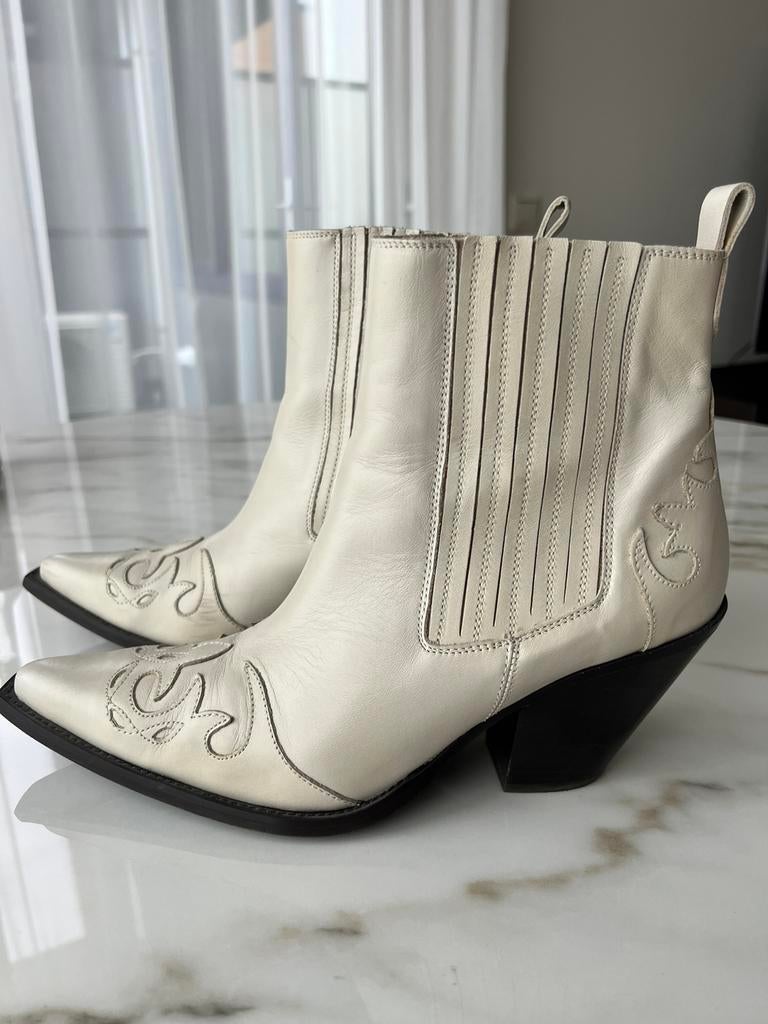 Toral western chelsea bootie creme mt 42, Verzenden, Zo goed als nieuw, Wit