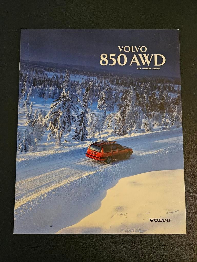 Brochure Volvo 850 AWD 1997 Zwitsersland, Ophalen of Verzenden, Zo goed als nieuw, Volvo