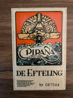 Efteling Piraña Sticker - Vintage Parkeerkaart, Ophalen of Verzenden, Gebruikt, Overige typen