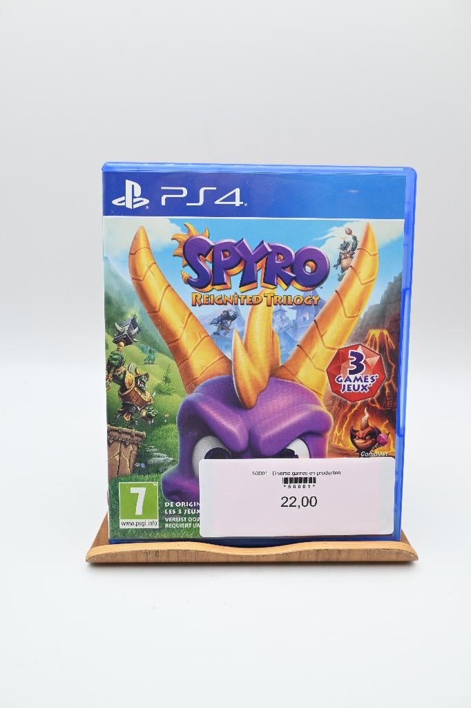 PLAYSTATION 4 SPYRO REIGNITED TRILOGY, Spelcomputers en Games, Games | Sony PlayStation 4, Avontuur en Actie, 1 speler, Ophalen of Verzenden