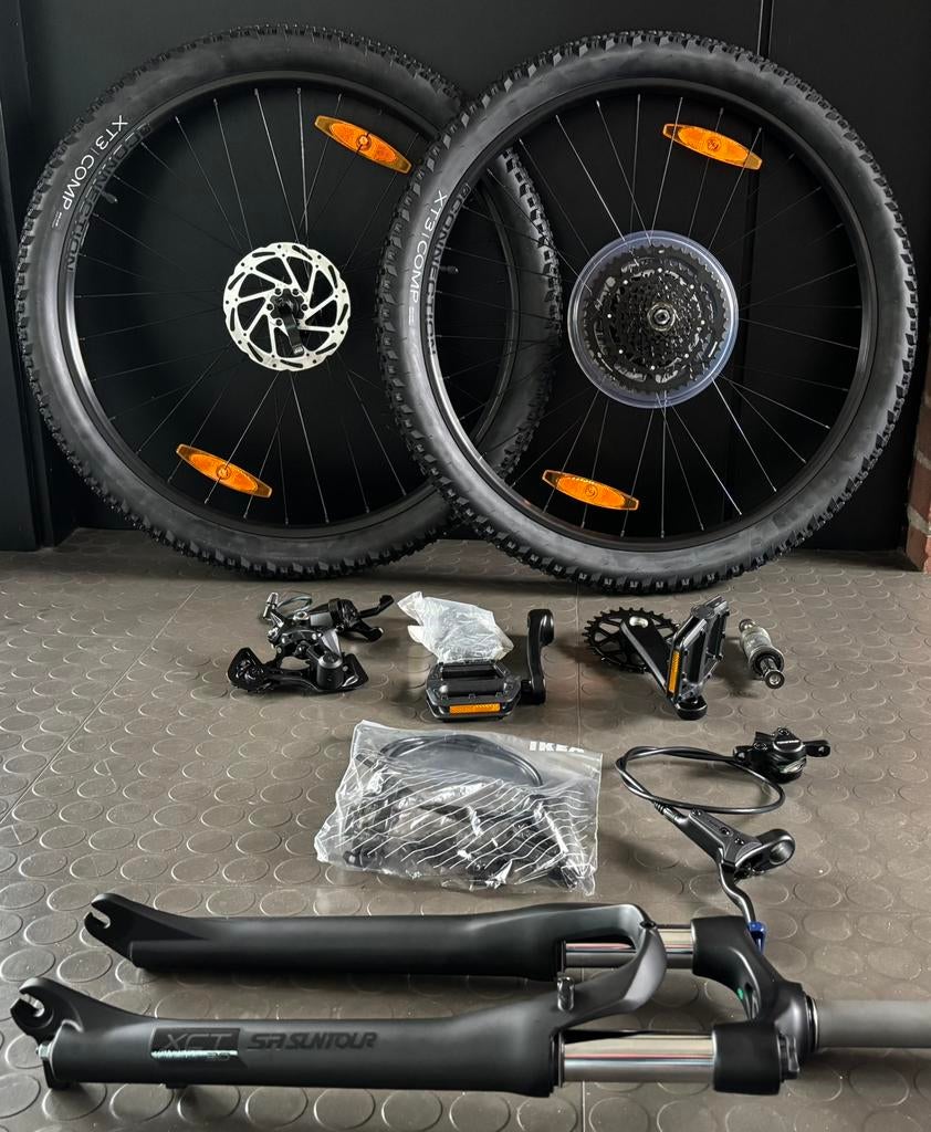 Diverse mountainbike 650b onderdelen, Fietsen en Brommers, Fietsonderdelen, Nieuw, Voorvork, Mountainbike, Ophalen of Verzenden