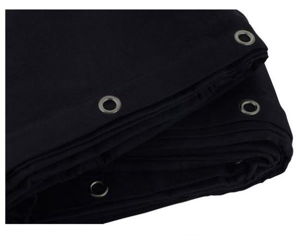 NIEUWE THEATERDOEK VLAMWEREND ZWART 3M BREED, 4 M HOOG, Muziek en Instrumenten, Licht en Laser, Ophalen of Verzenden, Nieuw, Licht