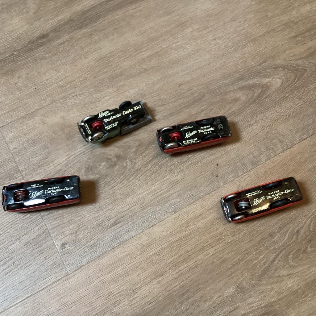 Schuco Varianto-Limo en Varianto-Lasto auto's (4 stuks), Ophalen, Gebruikt, Auto