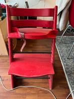 Stokke tripp trapp kinderstoel, rood, Ophalen, Gebruikt, Meegroeistoel
