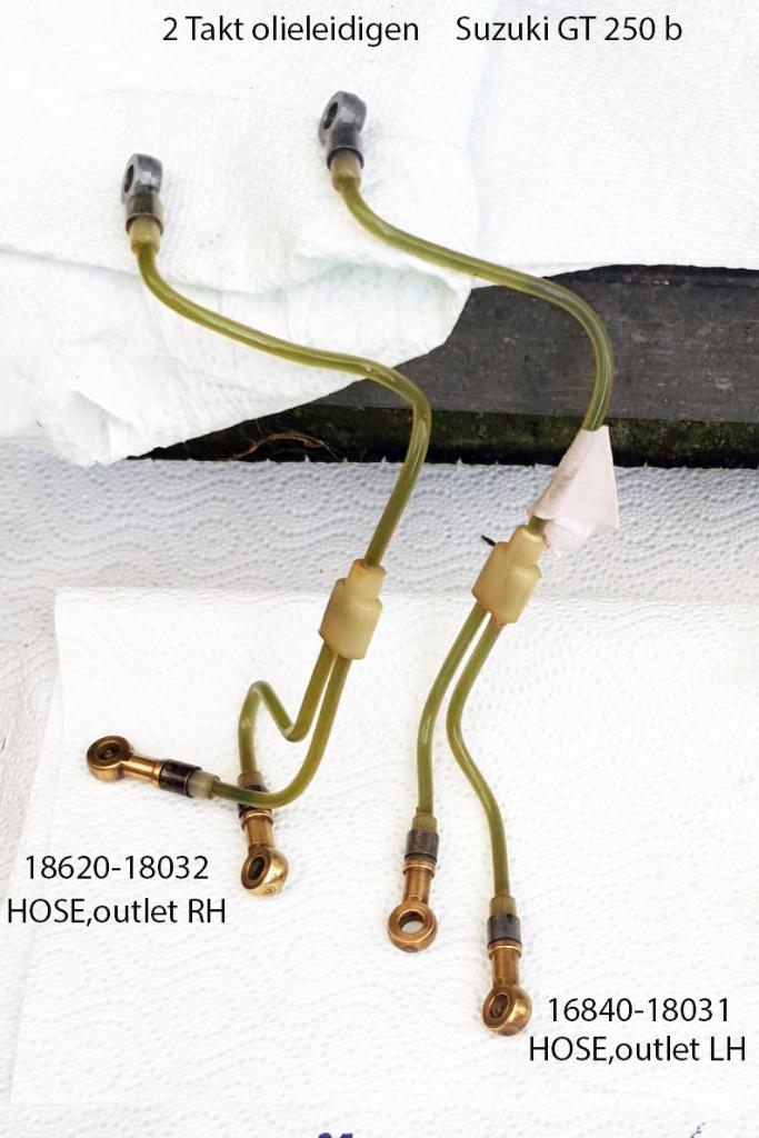 2 Takt Olie leidingen GT 250b, Ophalen of Verzenden, Gebruikt