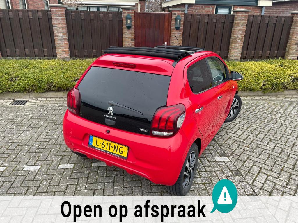 Peugeot 108 1.2 Puretech Allure 82pk CABRIO TOP, Auto's, Peugeot, Euro 5, Stof, Gebruikt, 1199 cc