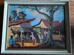 Schilderij Indonesië J.Otten 20ste eeuw, Ophalen of Verzenden