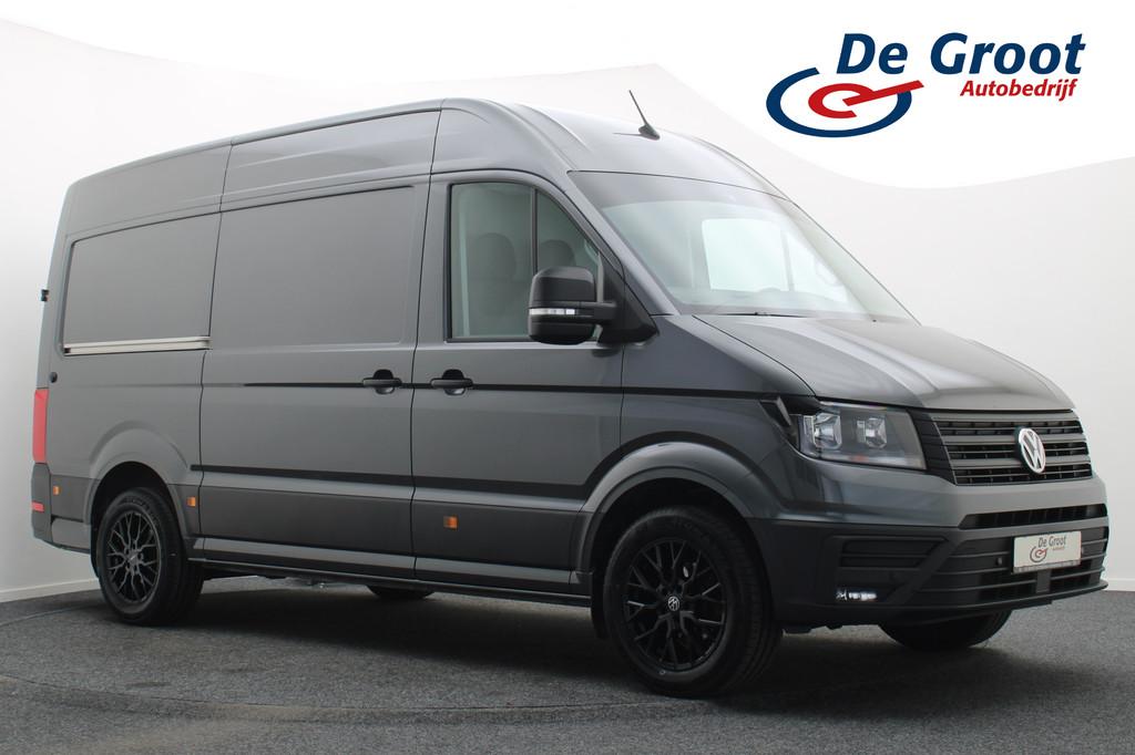 Volkswagen Crafter 35 2.0 TDI L3H3 177pk DSG Comfortline 3-Z, Stof, Gebruikt, Zwart, 4 cilinders