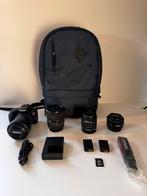 Canon 250d + 4 lenzen + extra’s, Gebruikt, Spiegelreflex, Canon, Ophalen of Verzenden