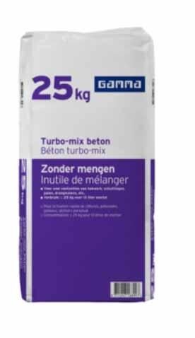 Ik heb 2 zakken turbo beton over, 8 euro, Ophalen, Nieuw, Beton
