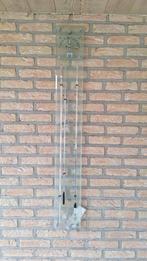 Grote glazen barometer / thermometer - Dingens - 114 cm hoog, Ophalen, Gebruikt, Buitenthermometer