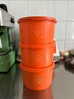 Tupperware Sunburst Starburst Vintage Seventies Oranje Set, Gebruikt, Overige typen, Oranje, Ophalen of Verzenden