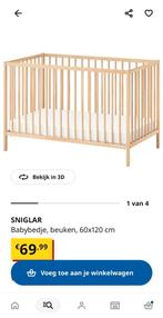 Ikea ledikant SNIGLAR (met of zonder matras), Kinderen en Baby's, Babywiegjes en Ledikanten, Ophalen of Verzenden, Gebruikt, Ledikant