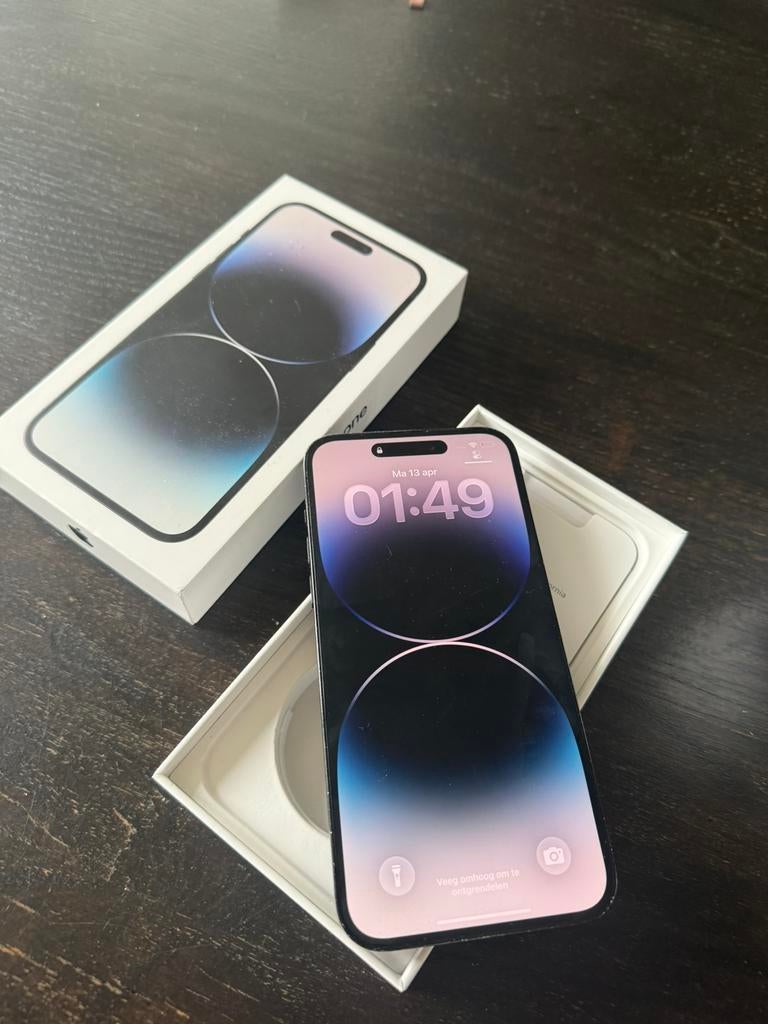 Iphone 14 pro max, 256 GB, Zwart, Ophalen of Verzenden, Zo goed als nieuw