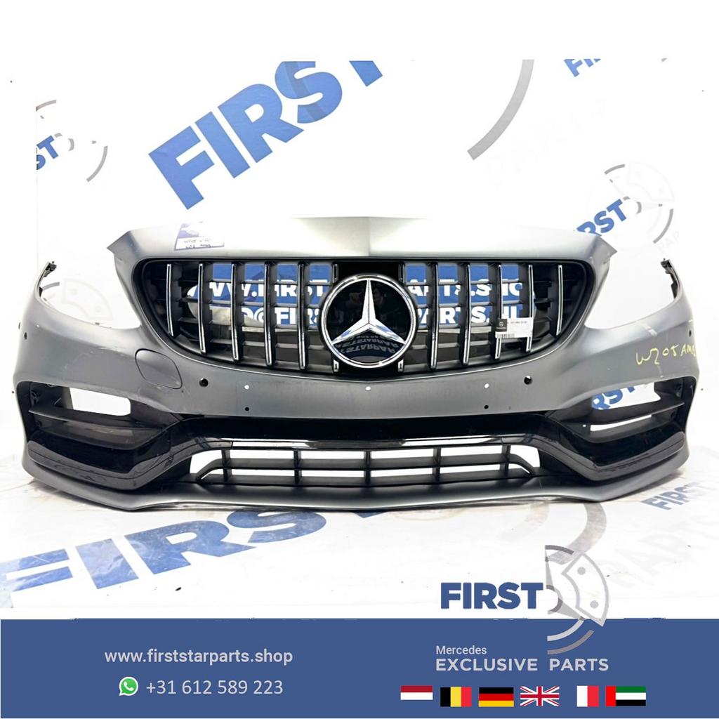C205 C63 AMG FACELIFT BUMPER COMPLEET A2058804701 Mercedes C, Gebruikt, -, Voor, Ophalen of Verzenden