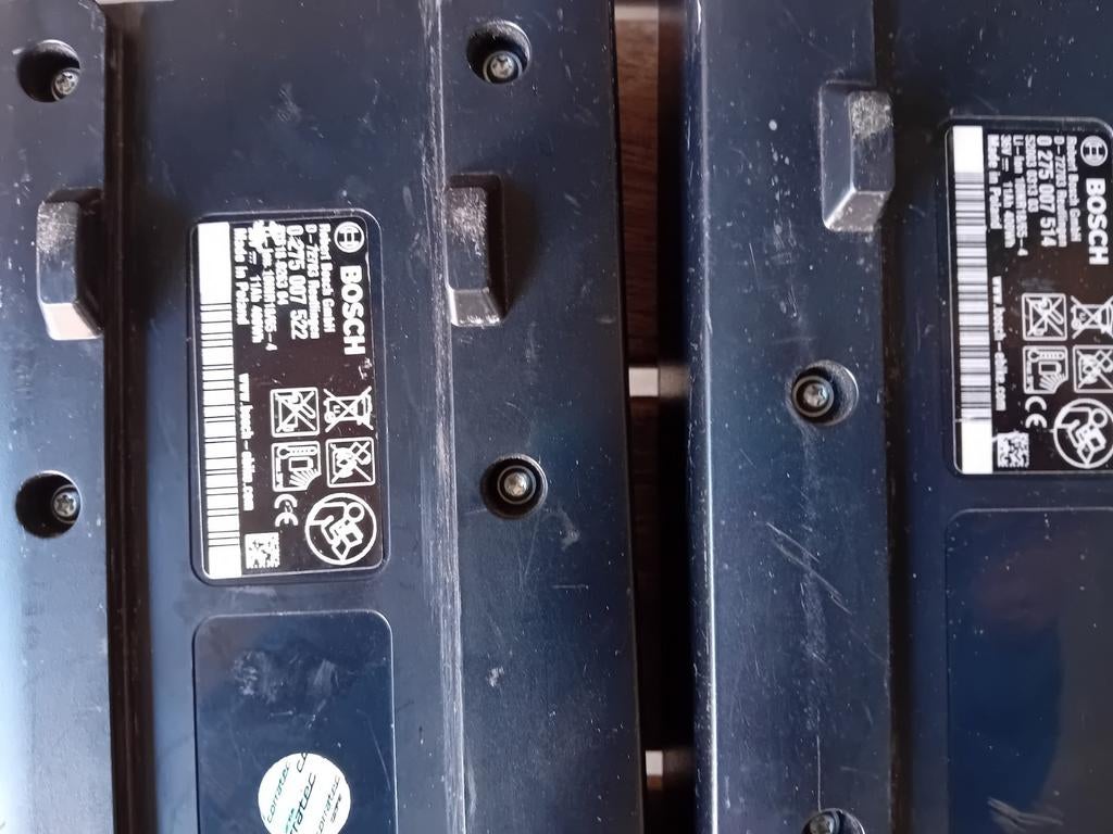 Twee goede Bosch fietsen accu's, Ophalen of Verzenden