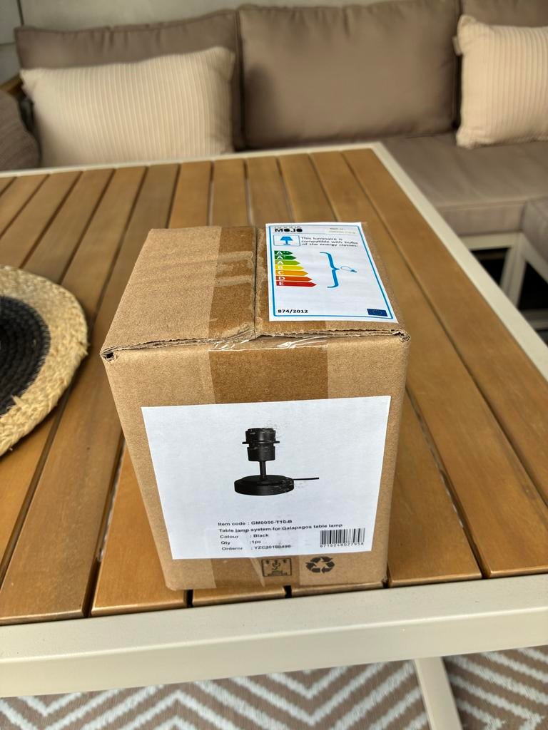 Nieuwe Mojo Galapagos Tafellamp Zwart - Ongebruikt, Ophalen, Nieuw, Metaal, Minder dan 50 cm